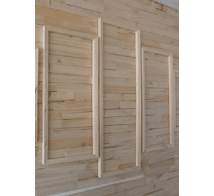 Cuadro Tríptico 90x80cm Colo Colo Bastidor de Madera