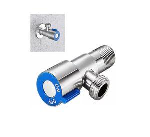 Llave Angular He-he 1/2 Acero Inoxidable Para Estanque Taumm