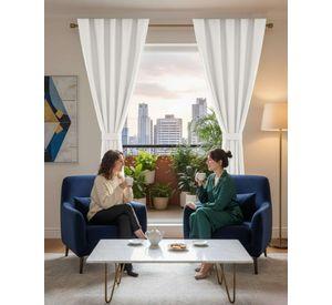 Juego de Cortinas Blackout Premium Engomadas m1
