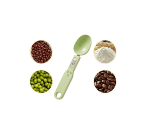 Cuchara Medidora Digital Bascula Balanza Precision 500g Verde Claro