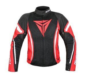 Chaqueta para motociclismo Oxford 600D MotoWolf 0505 - Roja