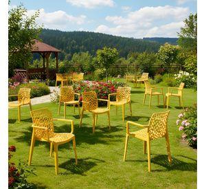 Sillas Comedor Terraza Exterior Resistente Lavables Colores 4u