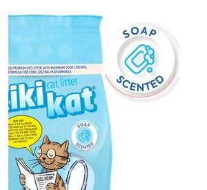 Arena aglomerante KikiKat 4,35 kg Cleany