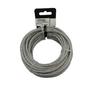 Cable de acero galvanizado  6" 7 x FC 3/16" x 10 m 1 Unidad