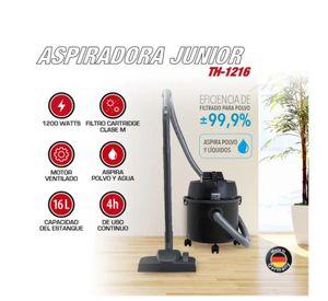 Aspiradora Tambor 16L 1500W Polvo Agua Negro TH-1516 Junior