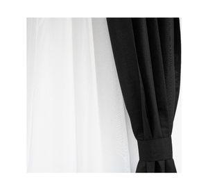 Cortina black out Muguet 140x220 cm negro