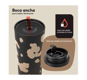 Botella Termica Contigo Streeterville 710ml Antifugas Negro Cuero