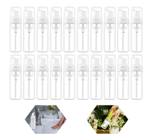 20pcs Dispensadora Espuma Botellas Jabón 50ml Transparente