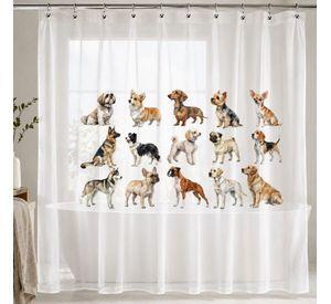 Cortina de Baño Velo Perros