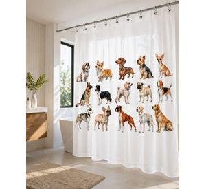 Cortina de Baño Velo Perros