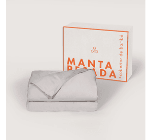 Manta Pesada Premium + Cobertor Bambú Kids 3 Kg Antiestrés