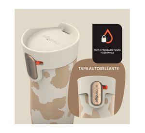 Botella Termica Contigo West Loop 473ml Antiderrame Frio y Calor Oatmilk