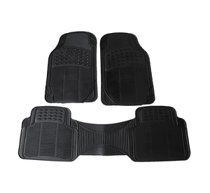 Set 3 Piezas Pisos Goma Vehículos Universal Auto