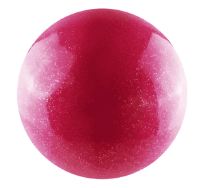 Balón gimnasia rítmica glitter liso 7 uktime