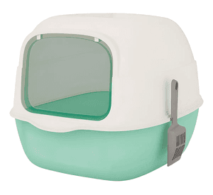 Arenero Para Gatos Roro Cerrado Baño Sanitario Caja Arena Gato Roro Color Verde - 1000245