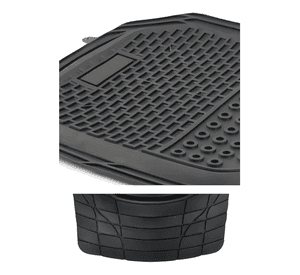Alfombra Cubre Piso Goma Auto Universal Set 4 Pzs