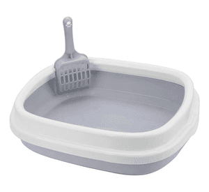 Arenero Abierto Grande Para Gatos - Bandeja Sanitaria