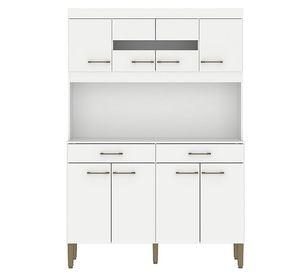 KIT COCINA LAURA BLANCA 8 PUERTAS 2 CAJONES