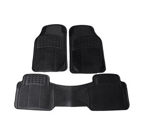 Alfombra Piso De Goma Auto Universal 3 Piezas Camello #381