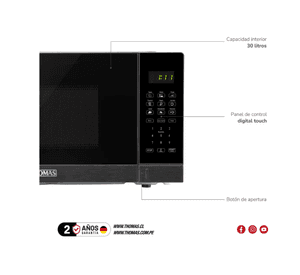 Microondas HeatTouch 30 Litros THOMAS TH-MW30DN