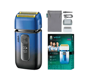 Afeitadora Shaver Vgr V 362 El ctrica 2en1 Trimmer Color Azul