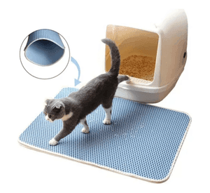 Alfombra Recoge Arena De Gatos Lavable Estera Para Residuos