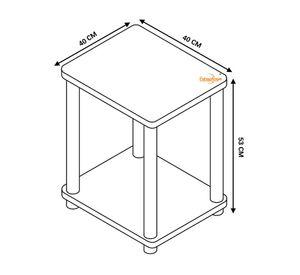 Mesa De Centro Minimalista Madera Sala De Estar Auxiliar