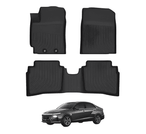 Set Piso Rigido Bandeja Calce Perfecto Hyundai Accent 23-25