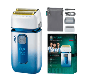 Afeitadora Shaver Vgr V 362 El ctrica 2en1 Trimmer Color Blanco