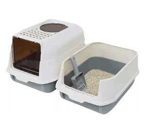 Arenero De Gatos Bandeja Sanitaria Xl Grande Cerrado