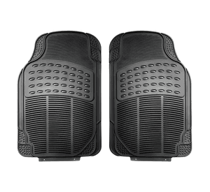 Alfombra Piso De Goma Auto Universal 4 Piezas Doble Camello