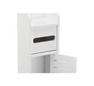 Estante Organizador De Baño Color Blanco 80X15X15cm