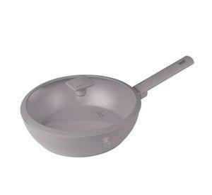 WOK DE 28 CM TAUPE COLLECTION ANTIADHERENTE 3,2 LTS