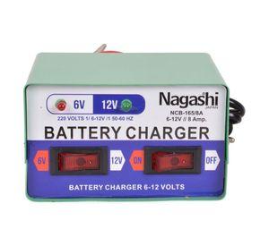 CARGADOR DE BATERIA PARA AUTOS Y MOTOS 6 12V 8A NCB 165 8A NAGASHI