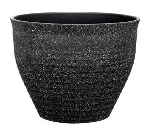 Maceta Severn negro 35 cm