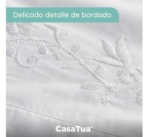 Sabanas 1800 Hotel CasaTua Ultra Suaves Bordadas 2 Plazas