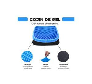 Cojín Gel Ortopédico Asiento Silla Oficina Auto Ergónomico