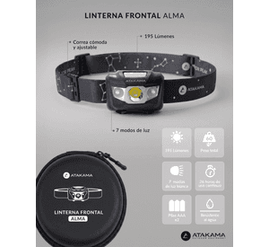 Linterna Frontal Alma 195 lm Atakama Outdoor