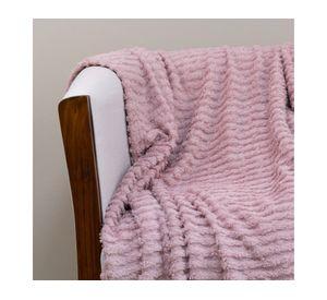 Manta Chiporro Jacquard nébula rosado 127x152 cm 1 un.
