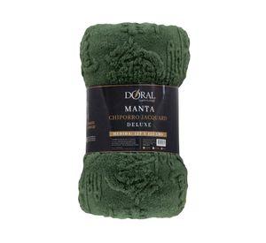 Manta Chiporro Jacquard nébula verde 127x152 cm 1 un.