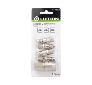 Kit 5 piezas acoples y conectores
