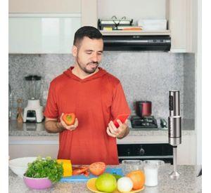 LICUADORA PROCESADORA MANO POTENCIA 400W PORTATIL COCINA LAU