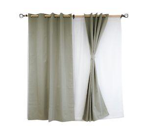Cortina black out Muguet 140x220 cm taupe