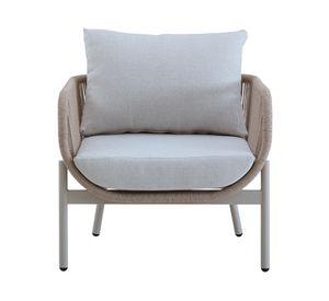 Sofá 1 cuerpo Porto Belo tela beige