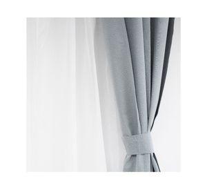 Cortina black out Muguet 140x220 cm gris perla
