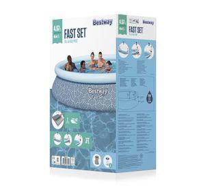 Piscina Bestway Redonda Fácil Armado con filtro 4.57mx84cm