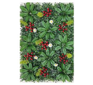 Jardín Muro vertical artificial E palmeta Plantas 60x40 cm