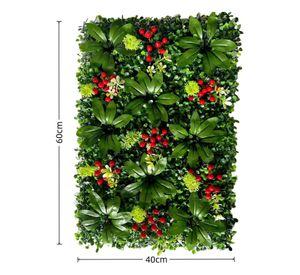 Jardín Muro vertical artificial E palmeta Plantas 60x40 cm