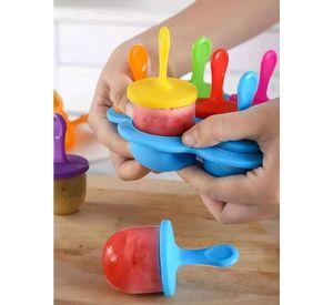 Molde Silicona Helados Paletas Niños
