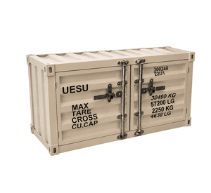 Container Organizador Metalico Figura Decorativa